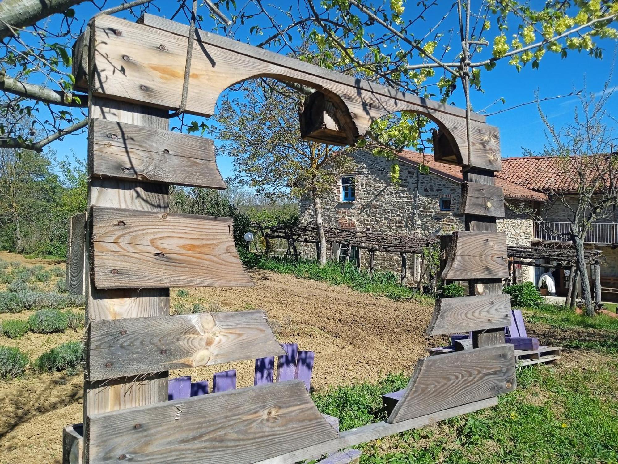 Cascina Boschetto Panzió Saliceto Kültér fotó